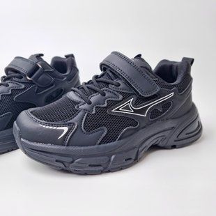 Кросівки дитячі унісекс літні текстильні чорні Apawwa 2343P-BL фото
